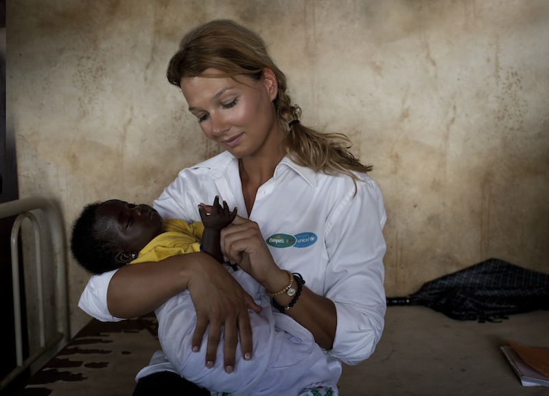 Pampers/UNICEF-Aktion