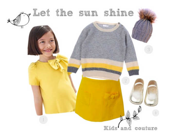 Let the sun shine with kids-and-couture