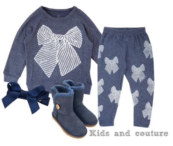Blue is the warmest colour. Cosy times with Lauren Moshi&UGG